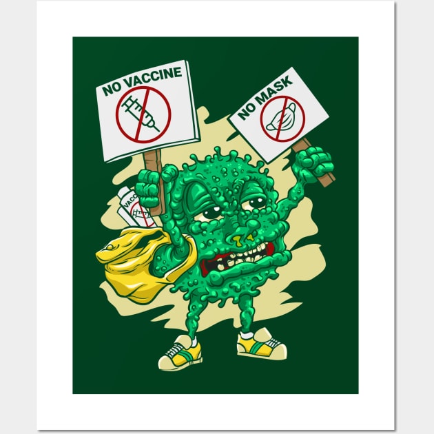 Virus Protest Wall Art by EderSouza